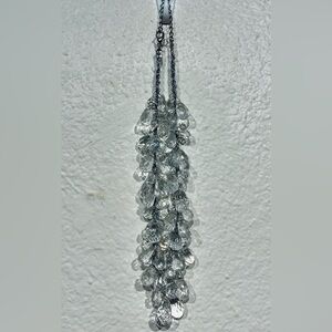 Vintage Clear Beaded Necklace